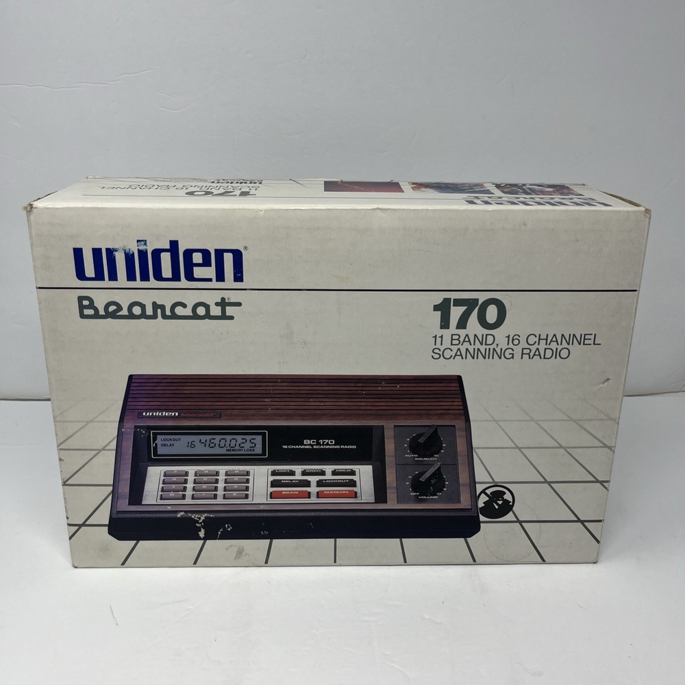 Under Bearcat BC 170 16 Channel Scanning Radio Scanner